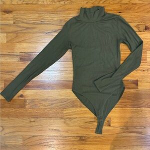 Sage Ribbed Bodysuit